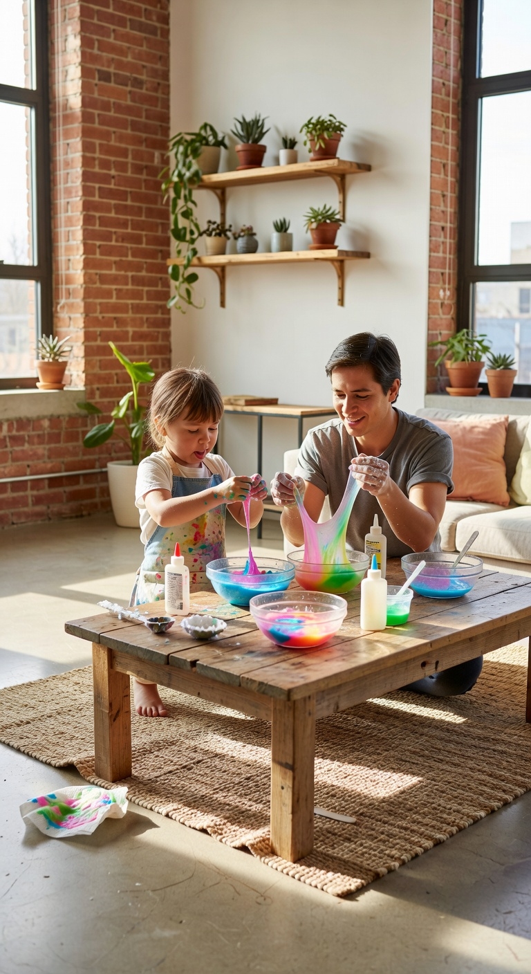 homemade slime sensory fun