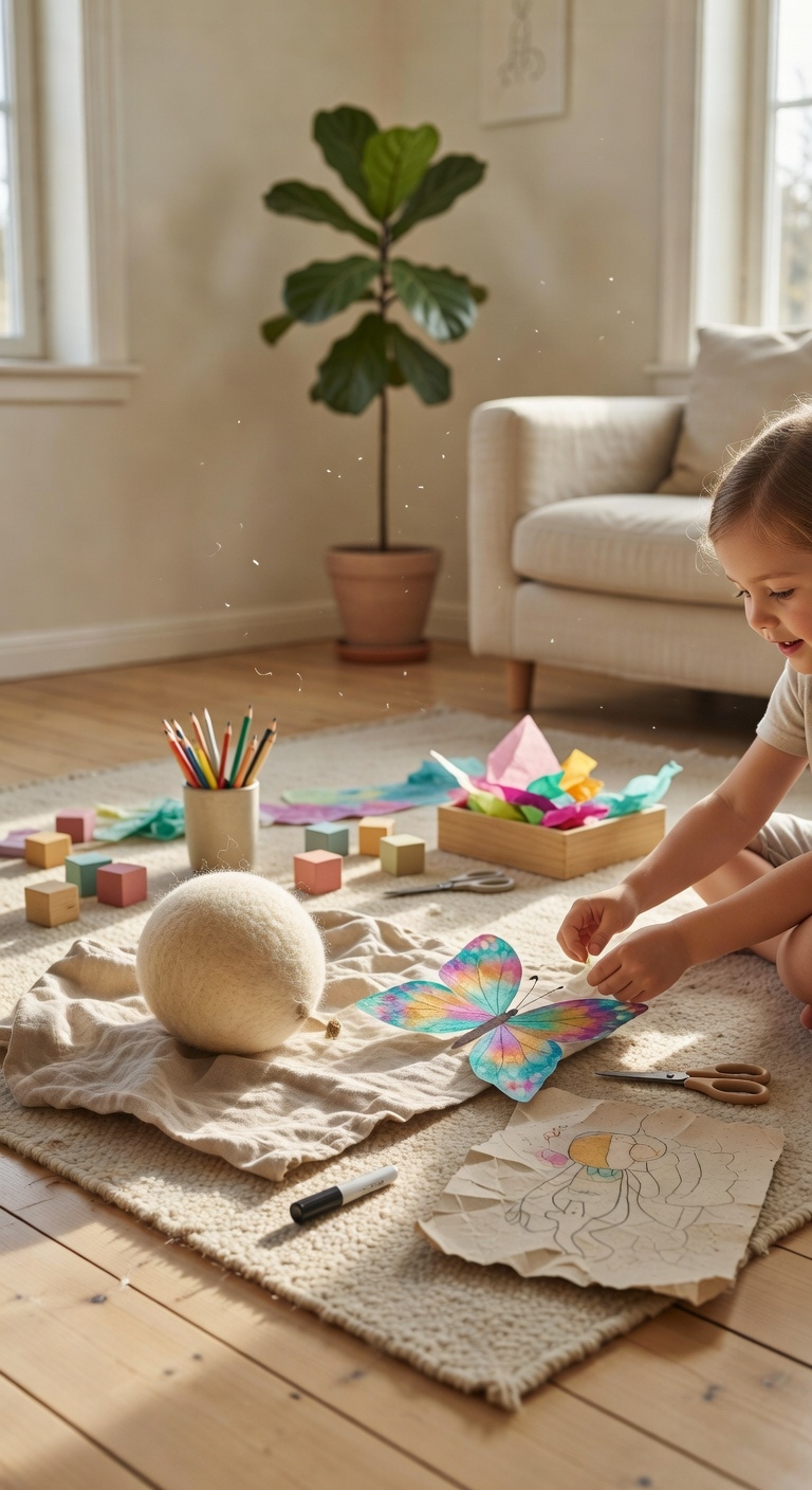 launch butterfly with static