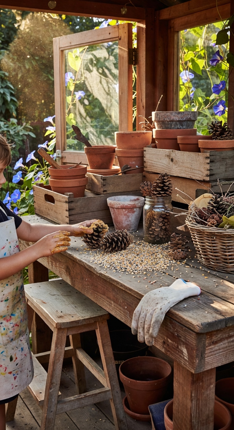 make your own bird feeder