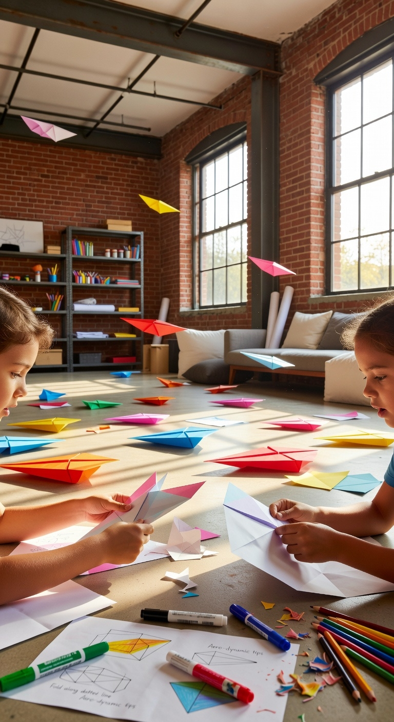 paper airplane distance competition