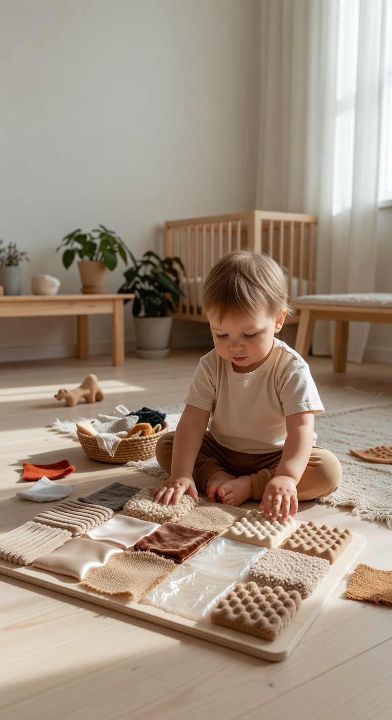 sensory texture exploration board