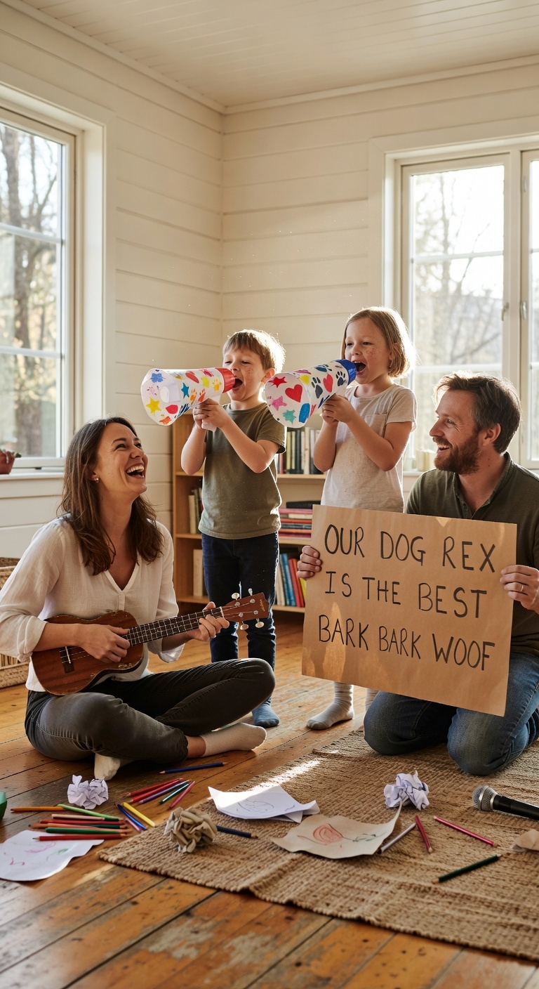 silly family song creation