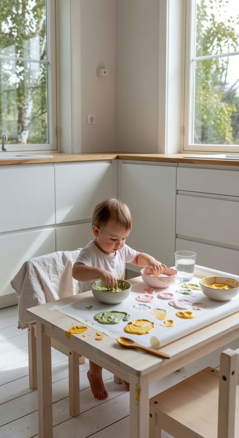 yogurt painting fun project