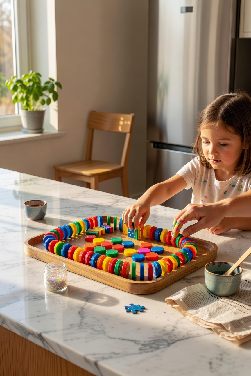 bottle cap domino fun