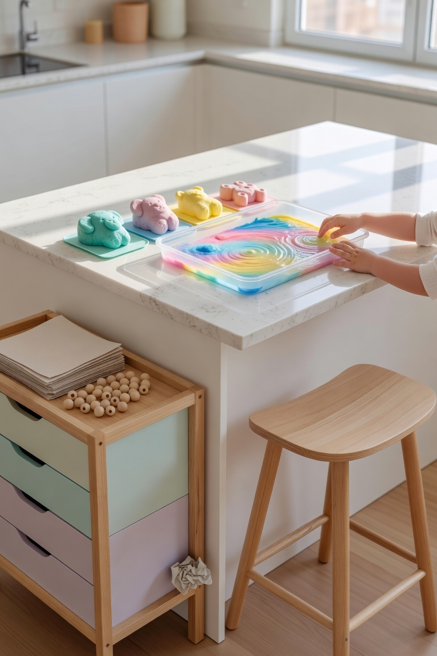 mess free craft clean up