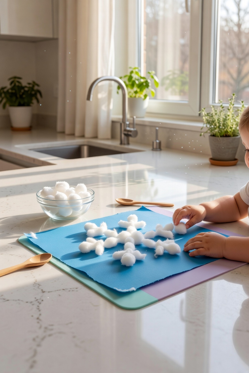 mess free winter craft project