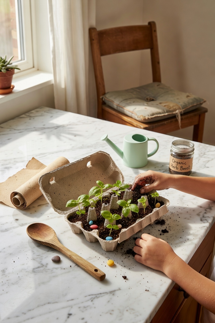 mini herb garden project