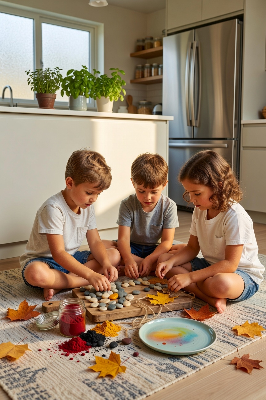 personalized painted pebble name tag