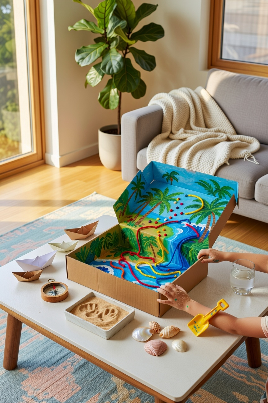 pirate treasure hunt map