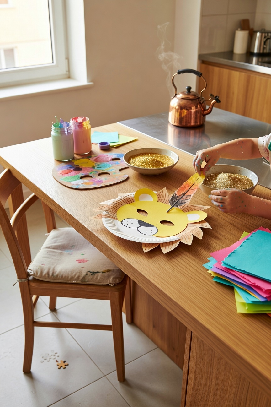 wild animal mask craft