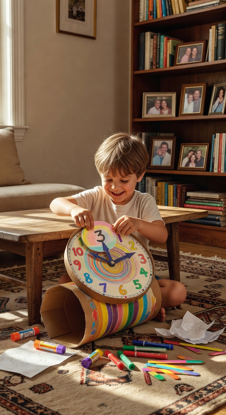builds interactive clock tunnel