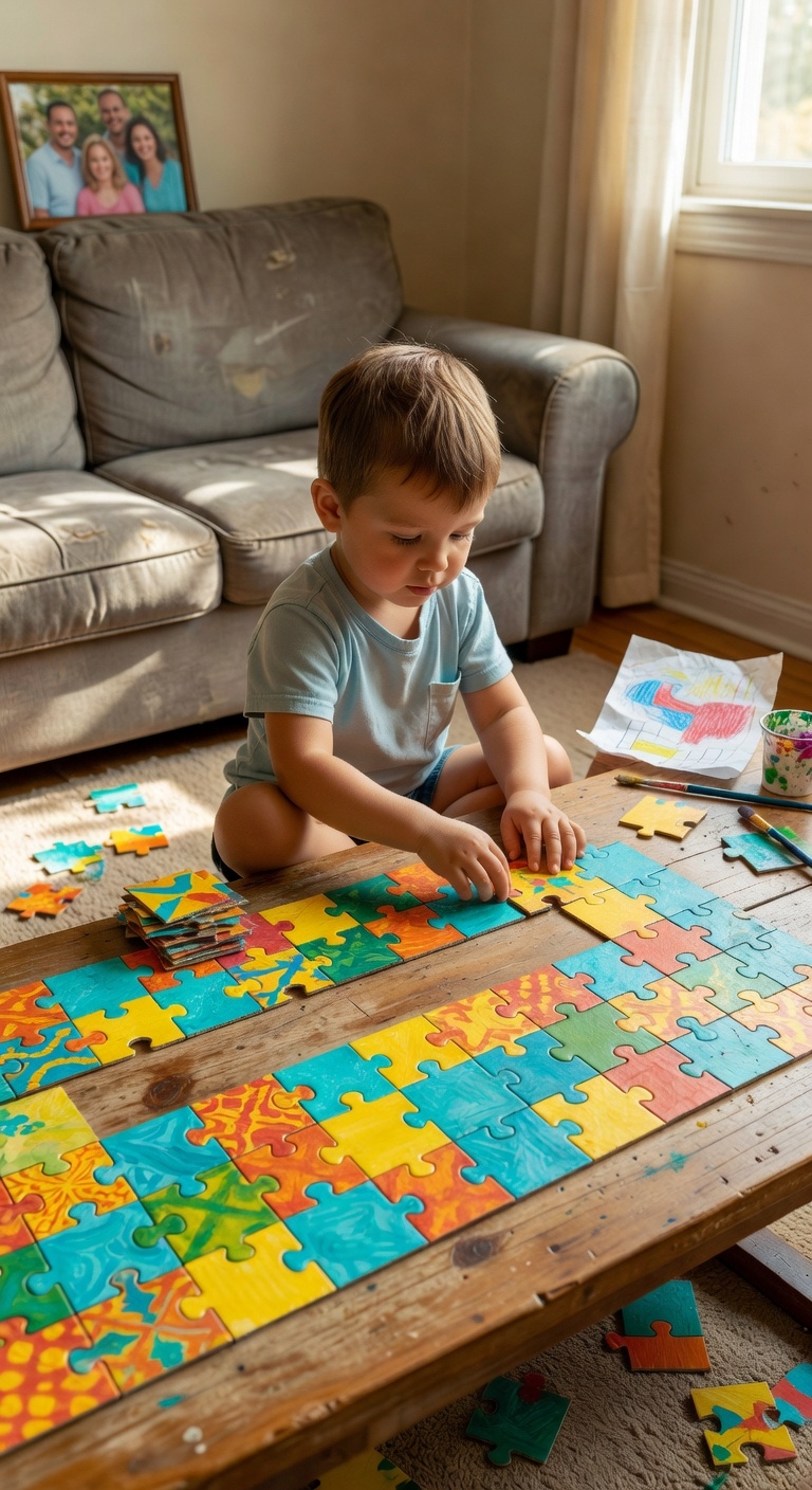 colorful puzzle path game