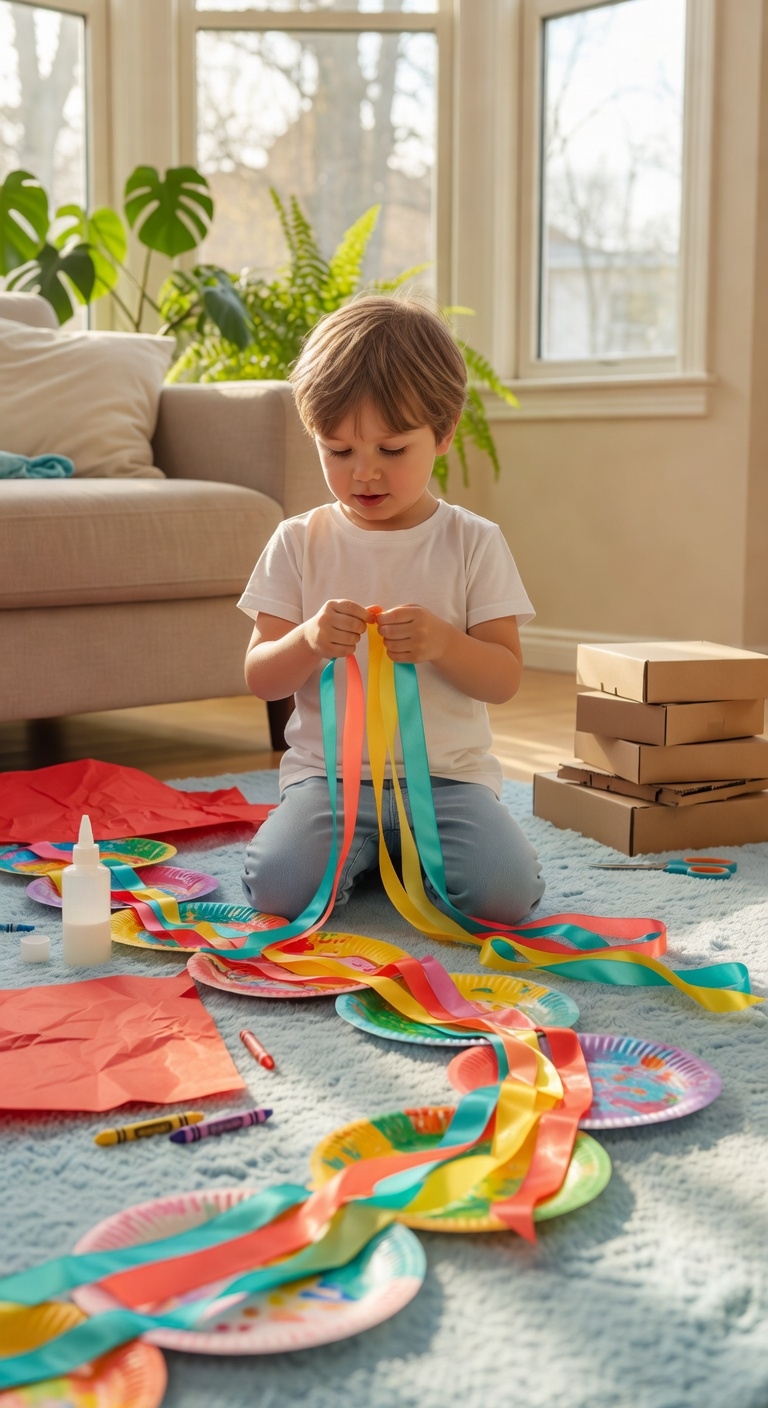 crawling streamers fine motor