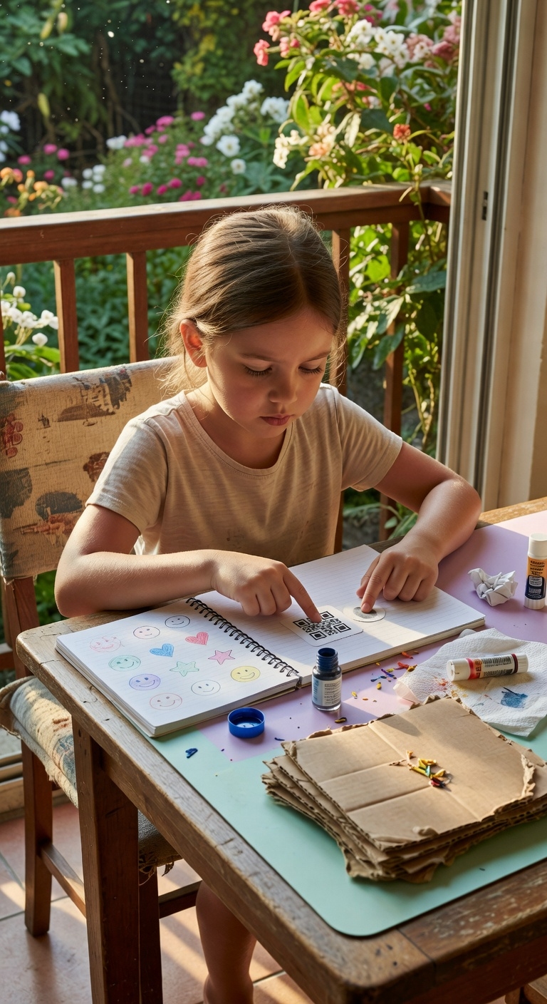 create personalized fingerprint stickers