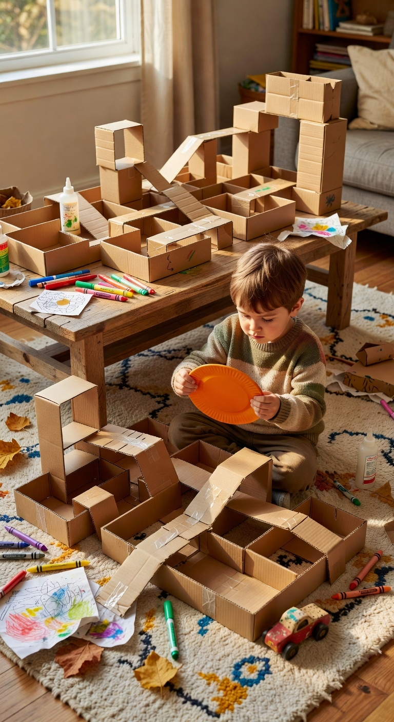 create sensory maze adventure