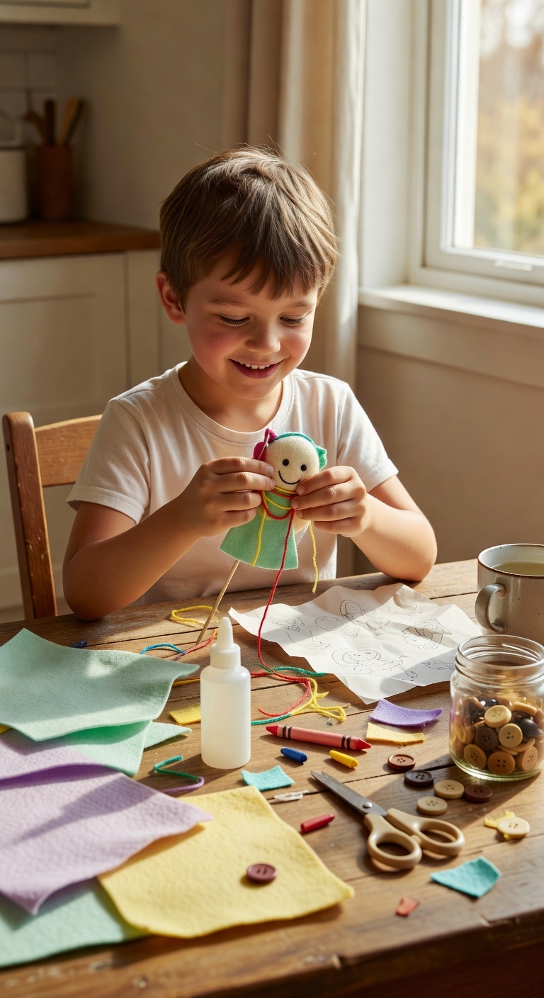 felt puppet craft instructions