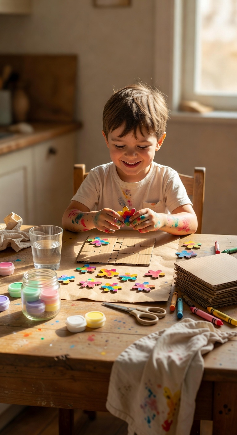 fingerprint puzzle craft activity