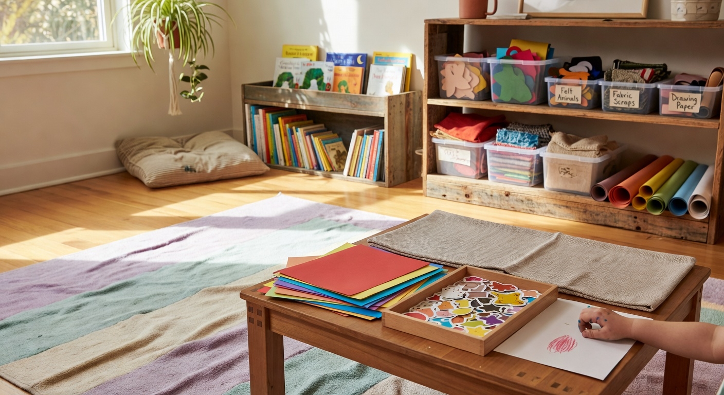 mess free preschool sticker activities
