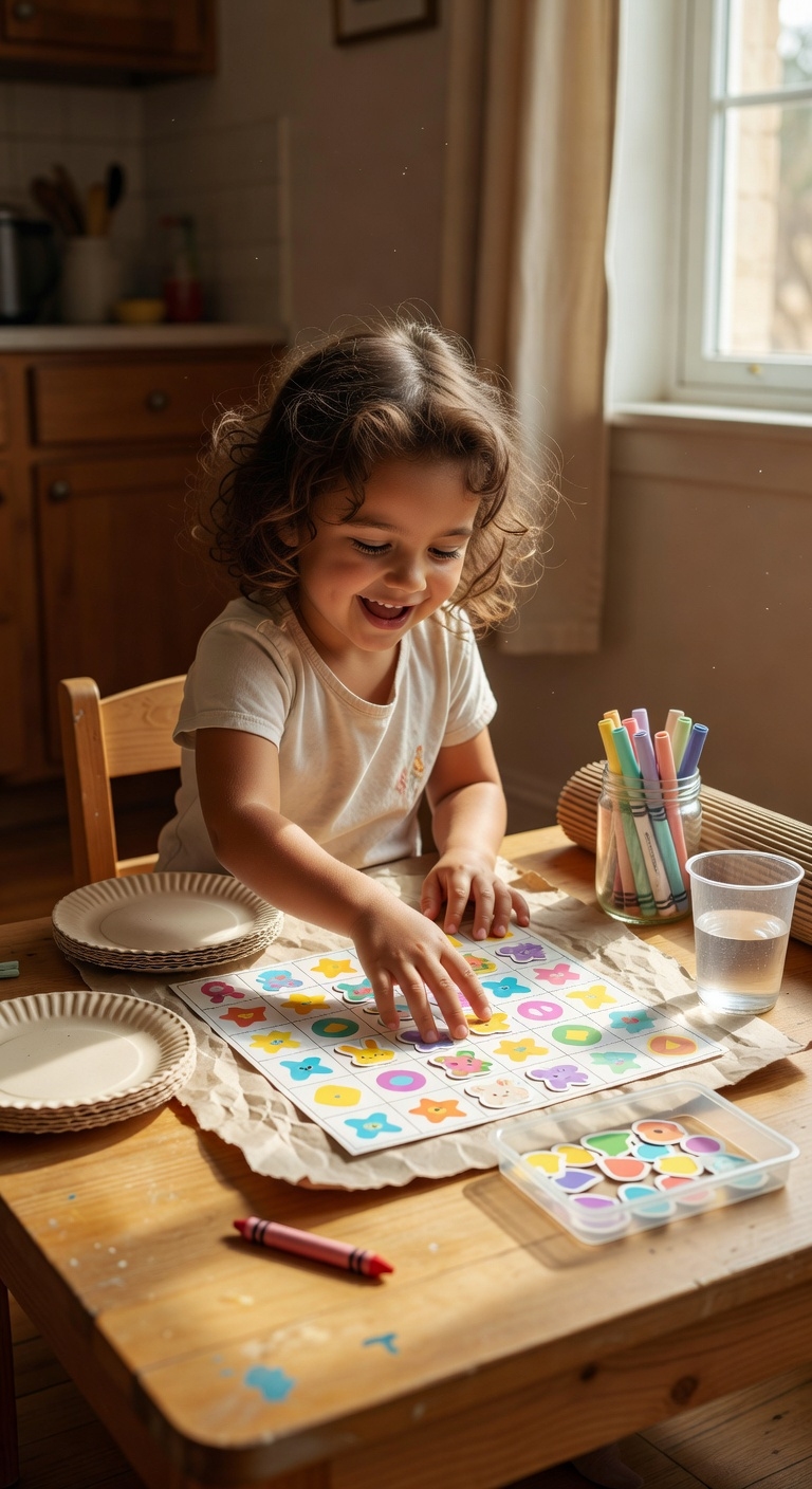 printable sticker bingo game