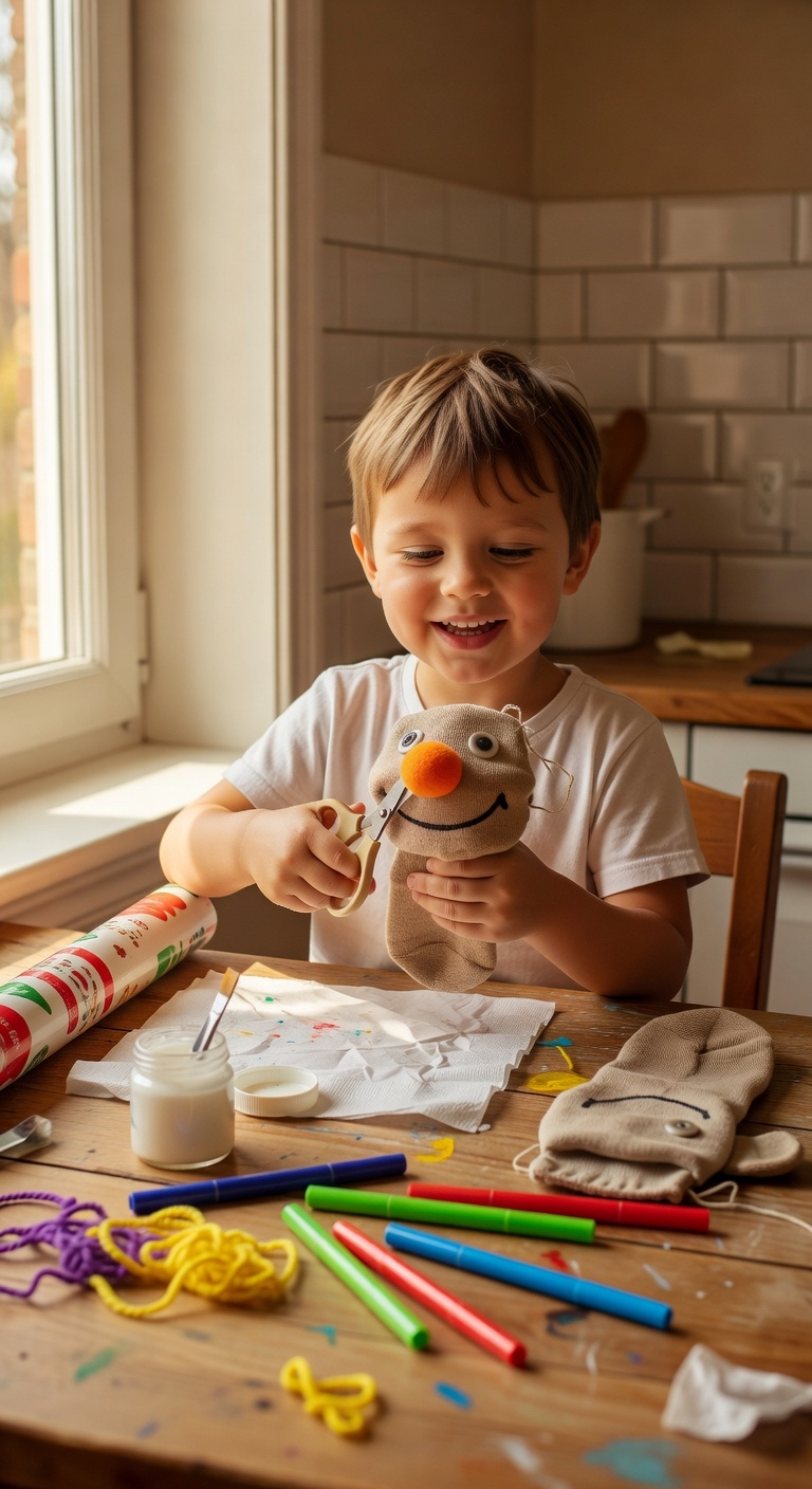 sock puppet craft activity
