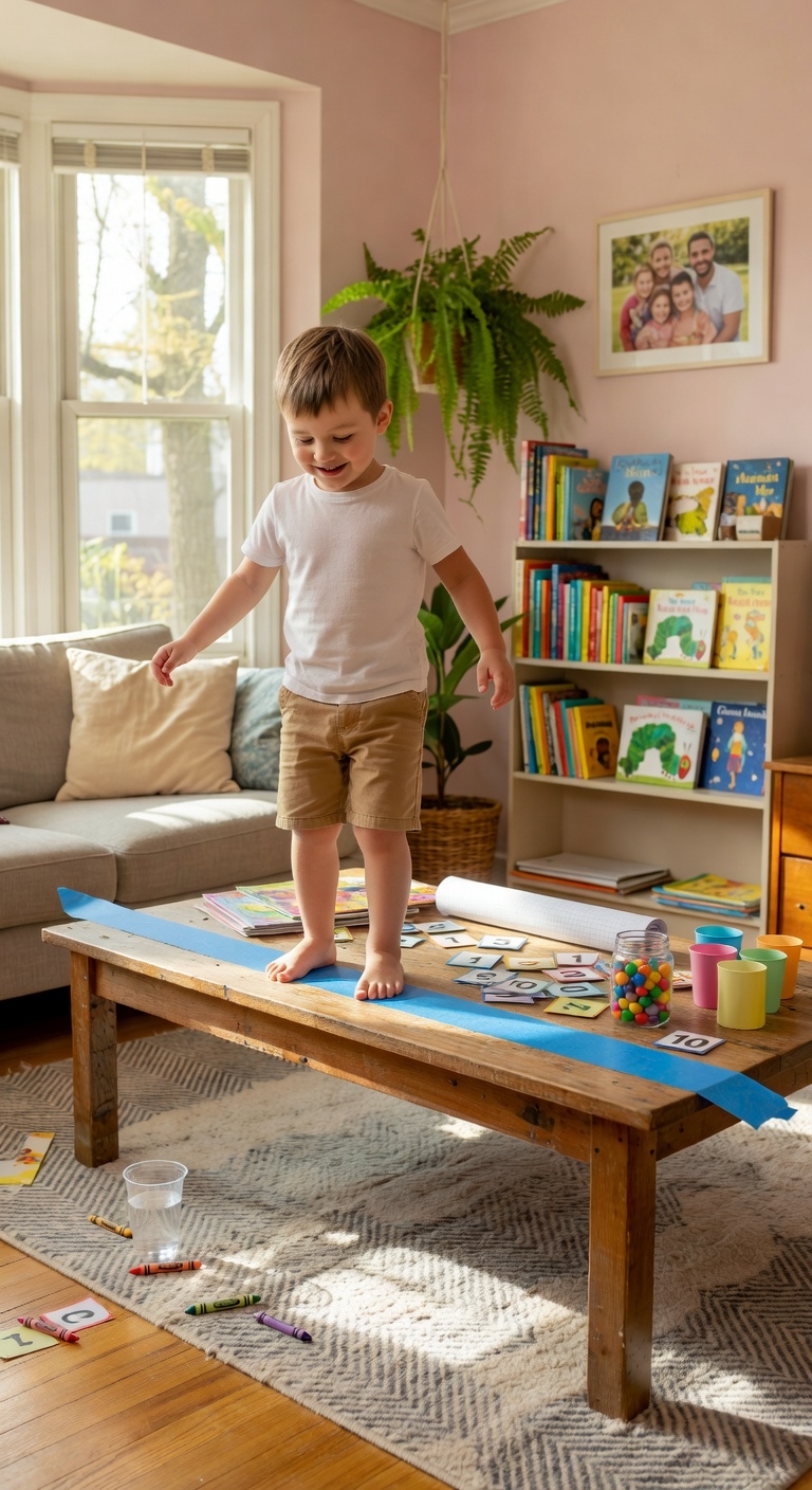 tape balance beam counting