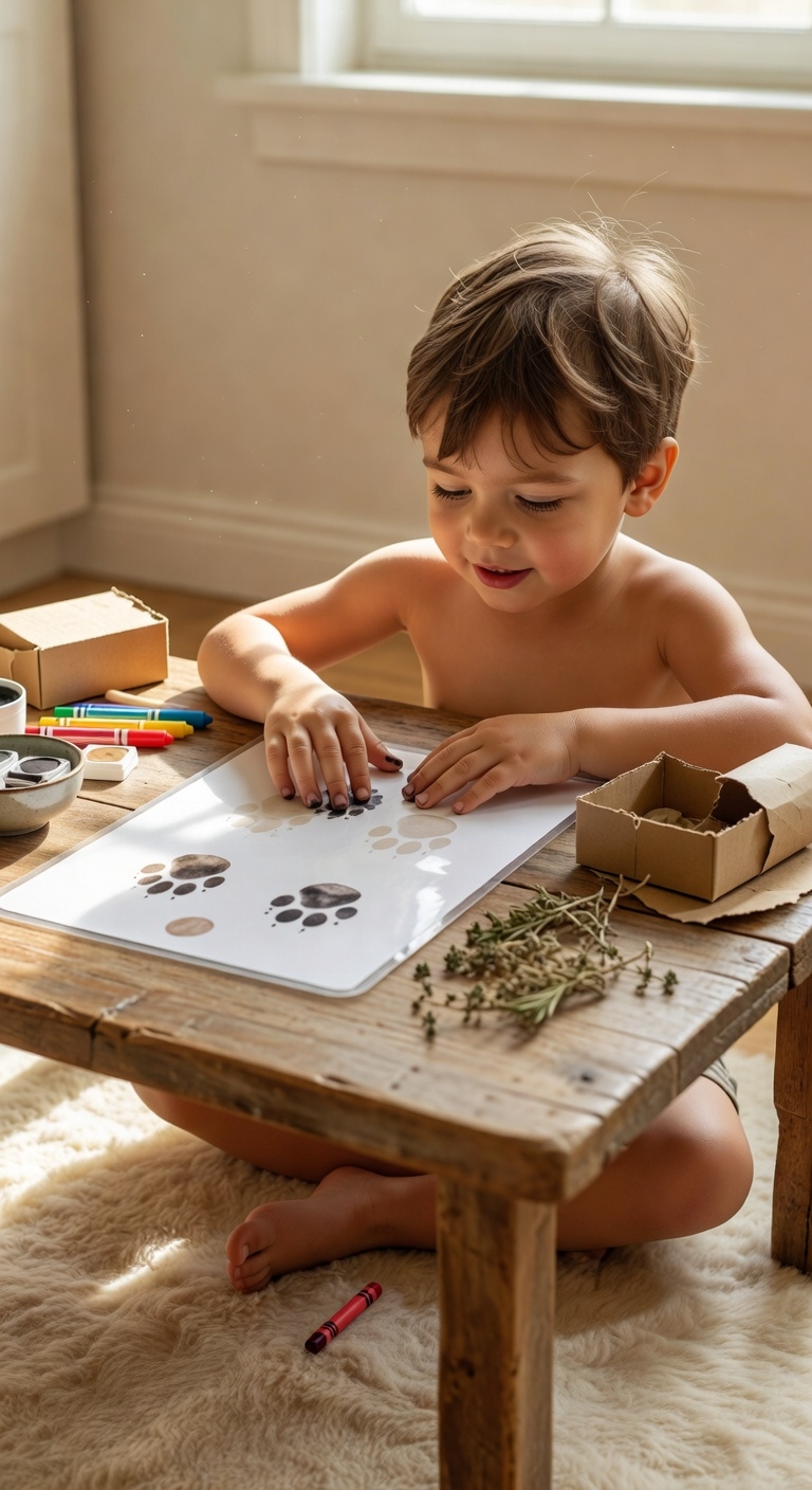 trace animal footprints safely