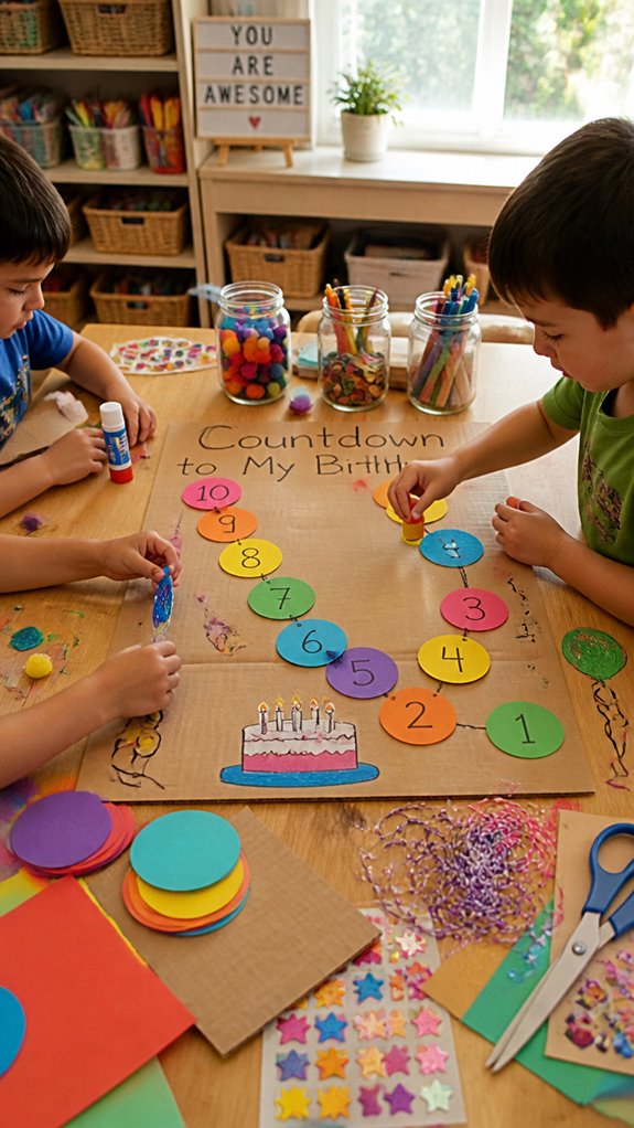 affordable diy countdown crafts