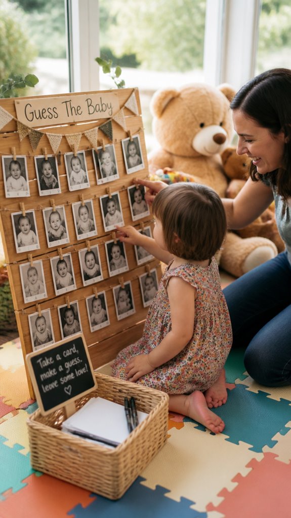 baby photos guessing game