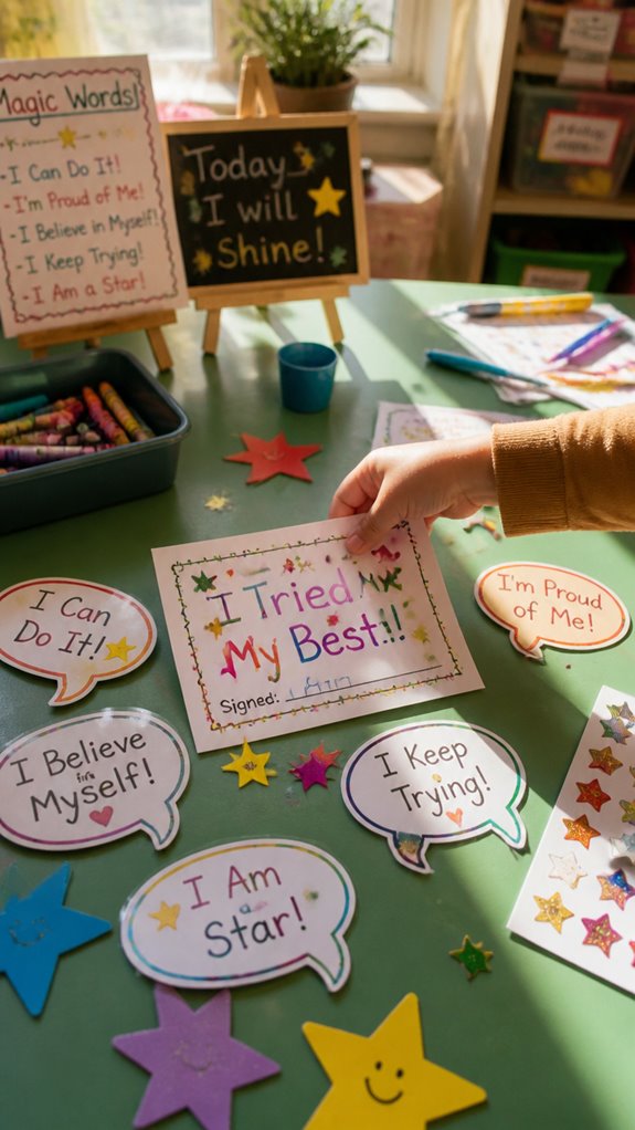 boost confidence with positive words