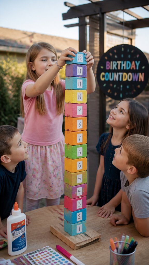 build decorate countdown open