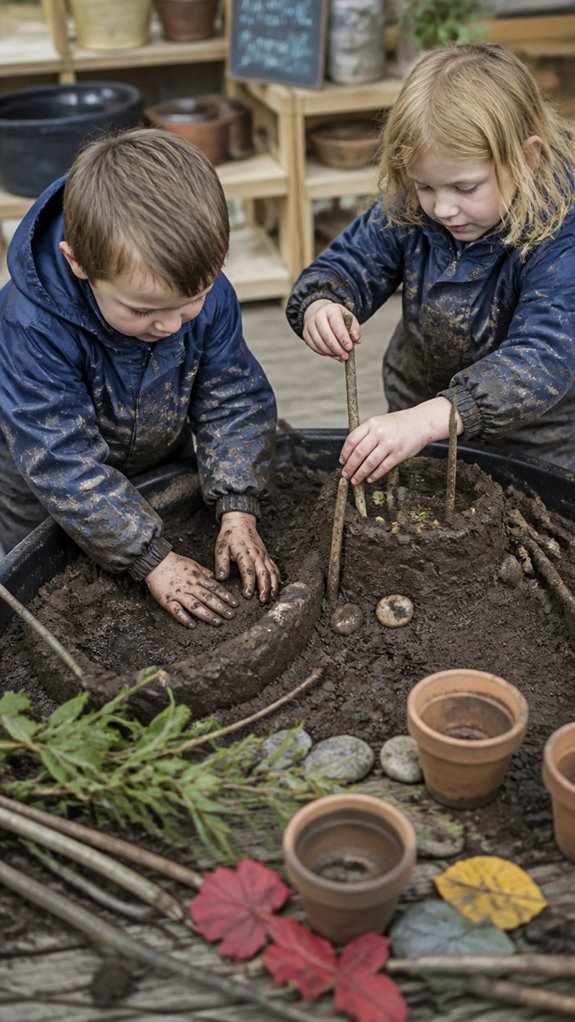 build imagine mud castle