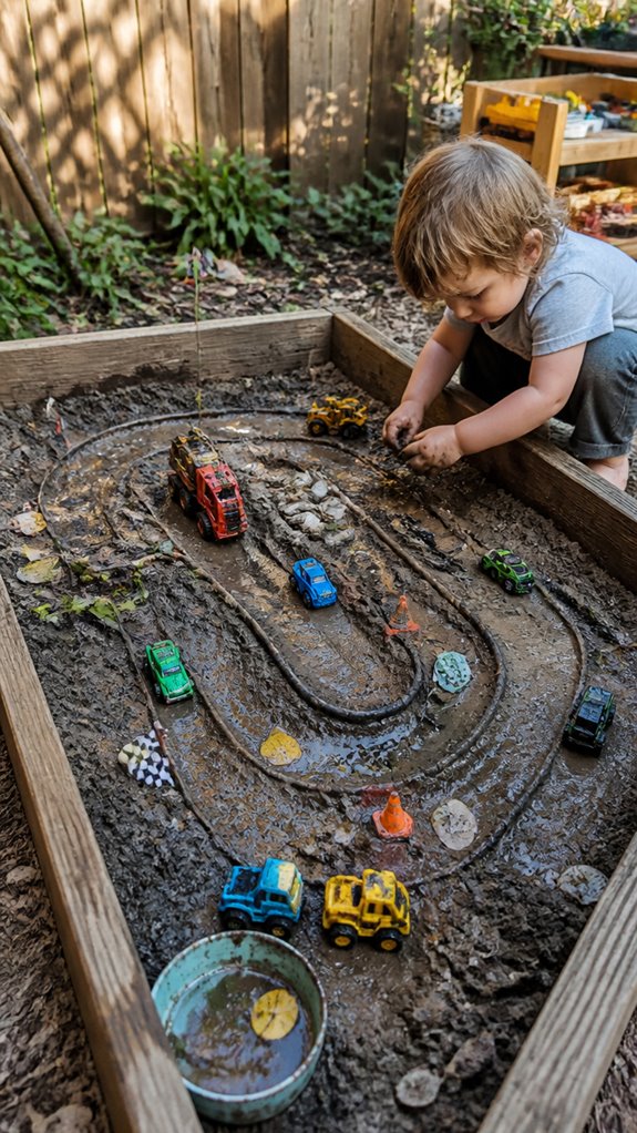 build muddy racecourse easily
