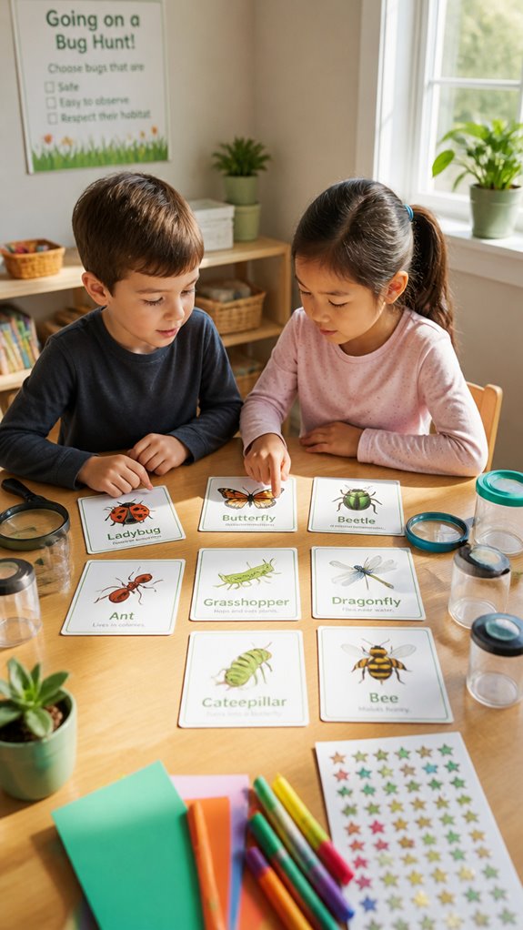 choose safe and colorful insects