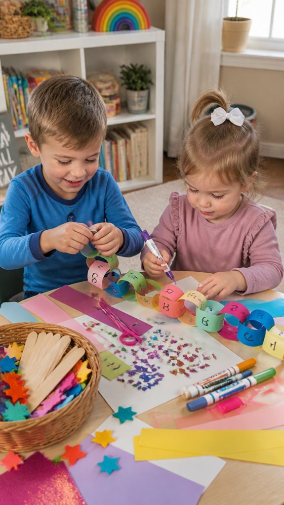 colorful countdown craft ideas