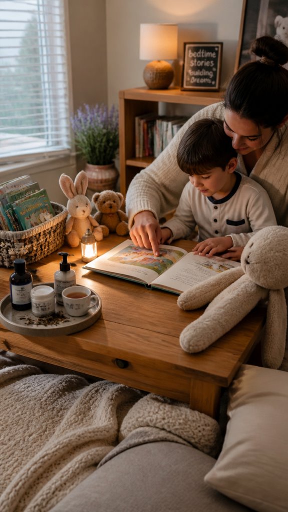 cozy bedtime story ritual