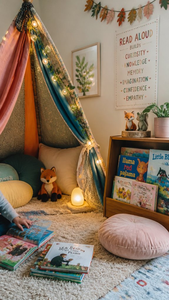 cozy child s reading nook