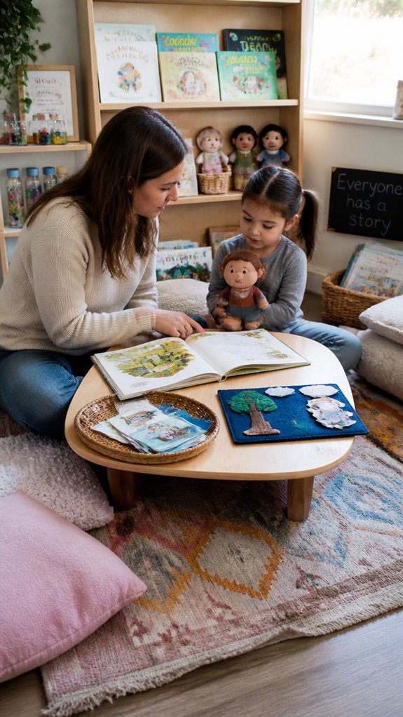 cozy storytelling gathering space