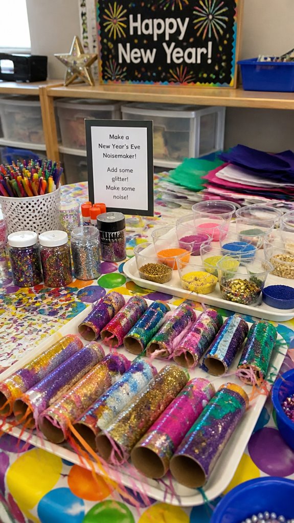 create colorful sensory stations