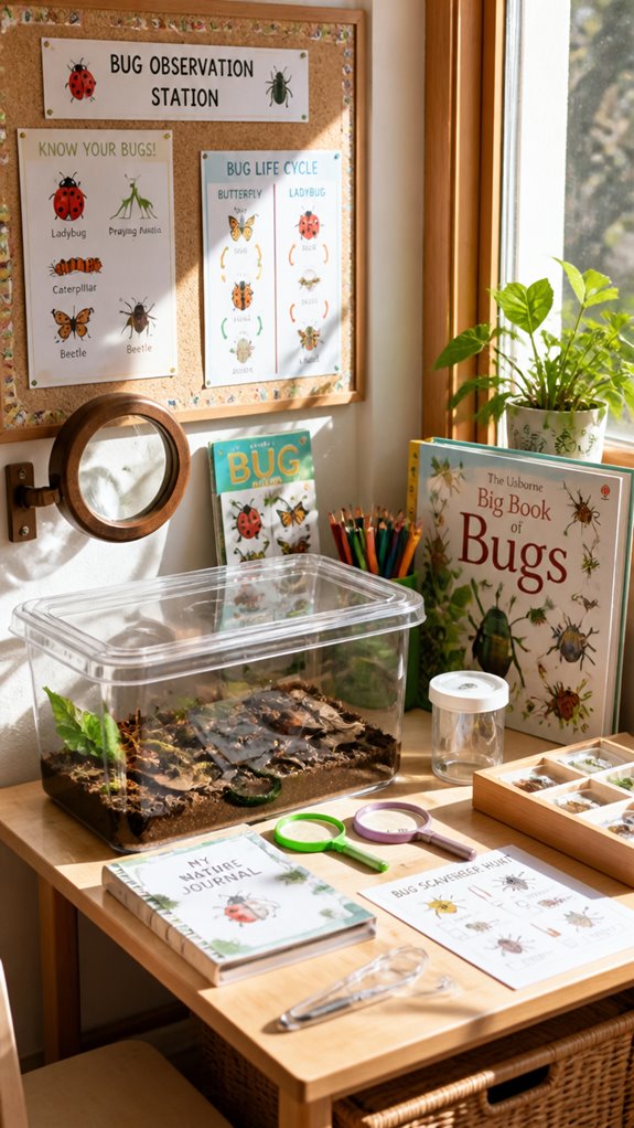 create outdoor bug habitat