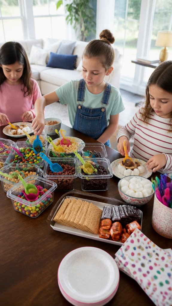 create personalized camp snacks