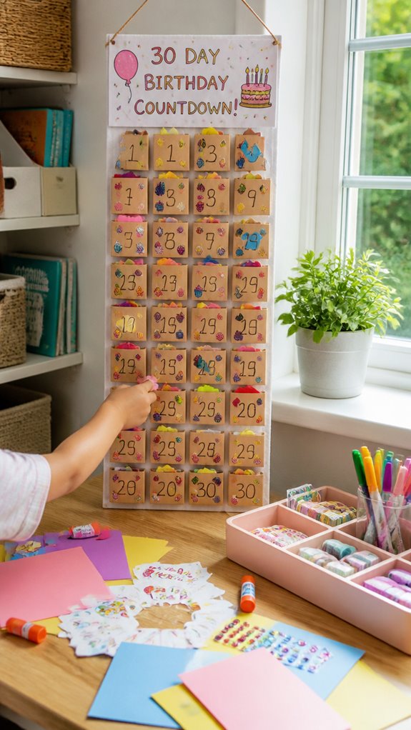 creative birthday countdown ideas