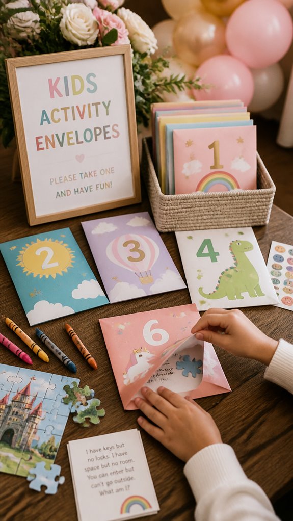 engaging puzzle activity envelopes