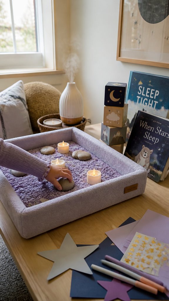 establish calm night routine