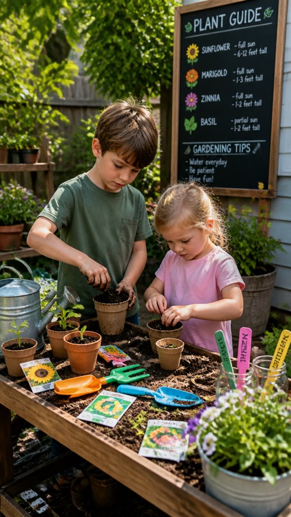 family gardening fosters patience