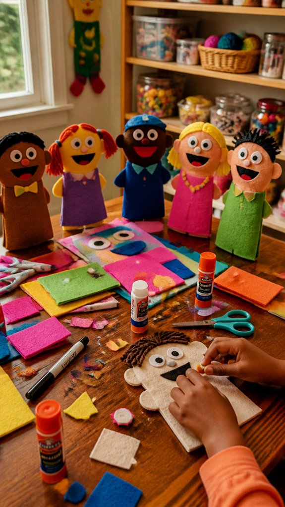 family puppet show memories