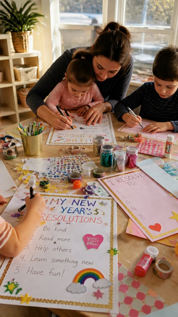 family resolution art celebration