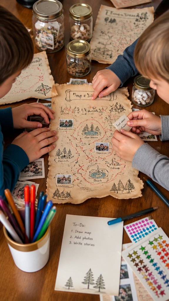 family stories guide treasure hunt