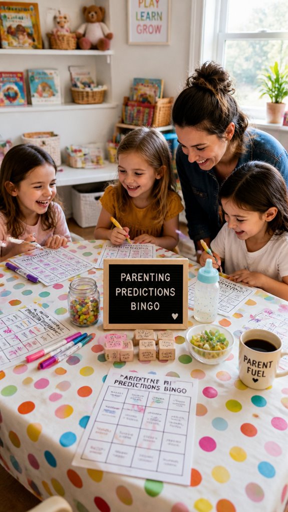 humorous parenting predictions bingo