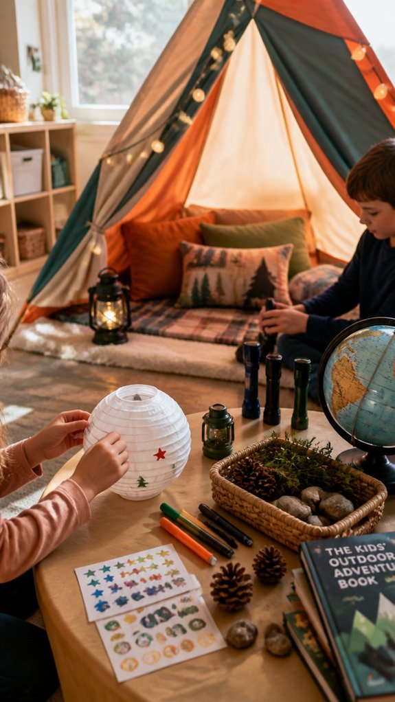 indoor camping adventure activities