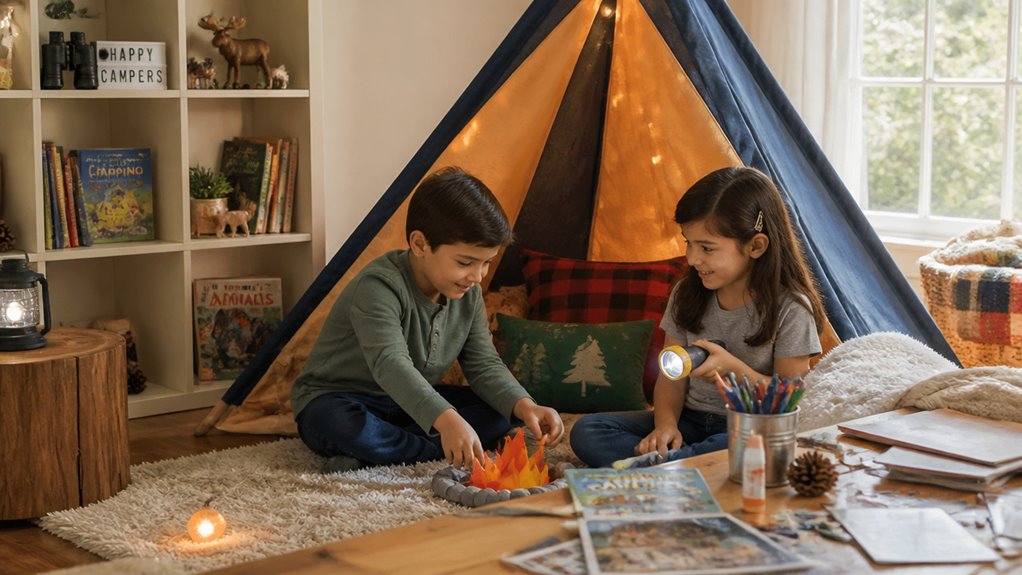 indoor camping for kids
